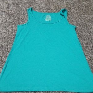 Aqua green tank top